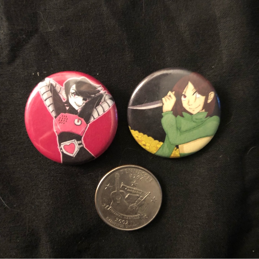 Button Pin Set. Undertale and Yuri!!! on Ice